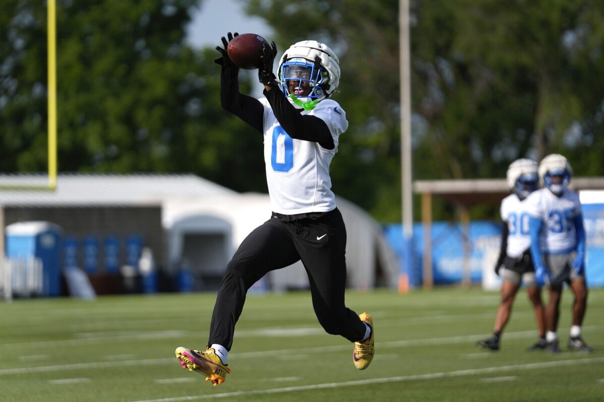 Les Lions et les Giants se battent lors d'un entraînement conjoint avant leur match de pré-saison